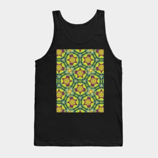 Purple and Green Flying Squirrel Looking Pattern - WelshDesignsTP004 Tank Top